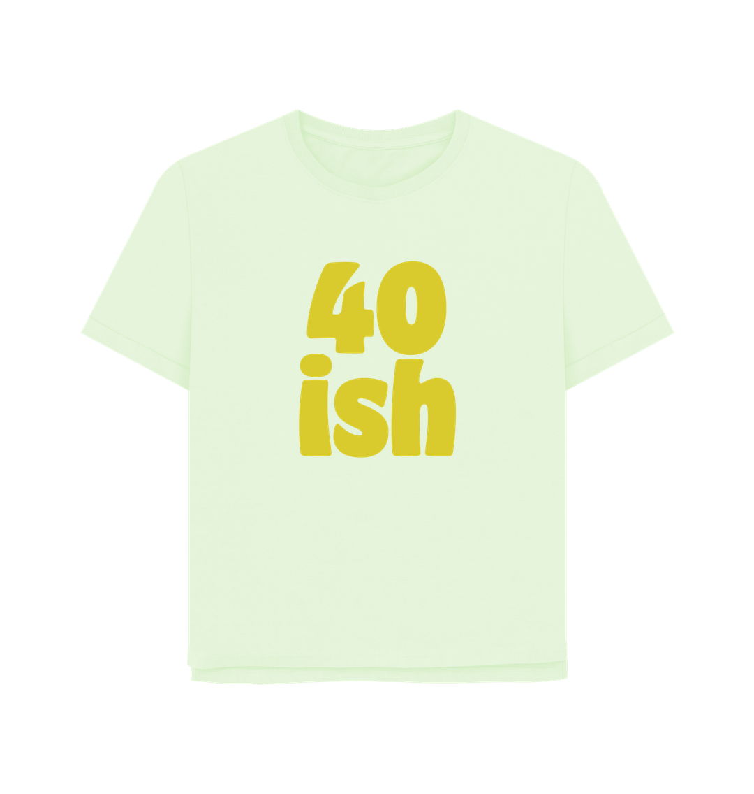 Pastel Green Forty-ish Women's Relaxed Fit T-shirt