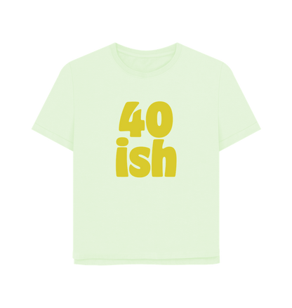 Pastel Green Forty-ish Women's Relaxed Fit T-shirt