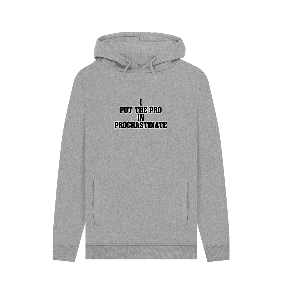 Light Heather Procrastinate Men's Hoodie