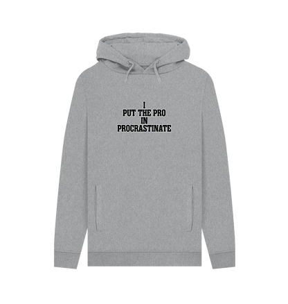 Light Heather Procrastinate Men's Hoodie