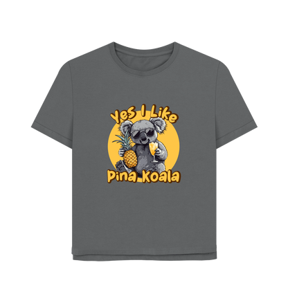 Slate Grey Printed T-shirt