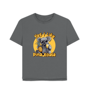 Slate Grey Printed T-shirt