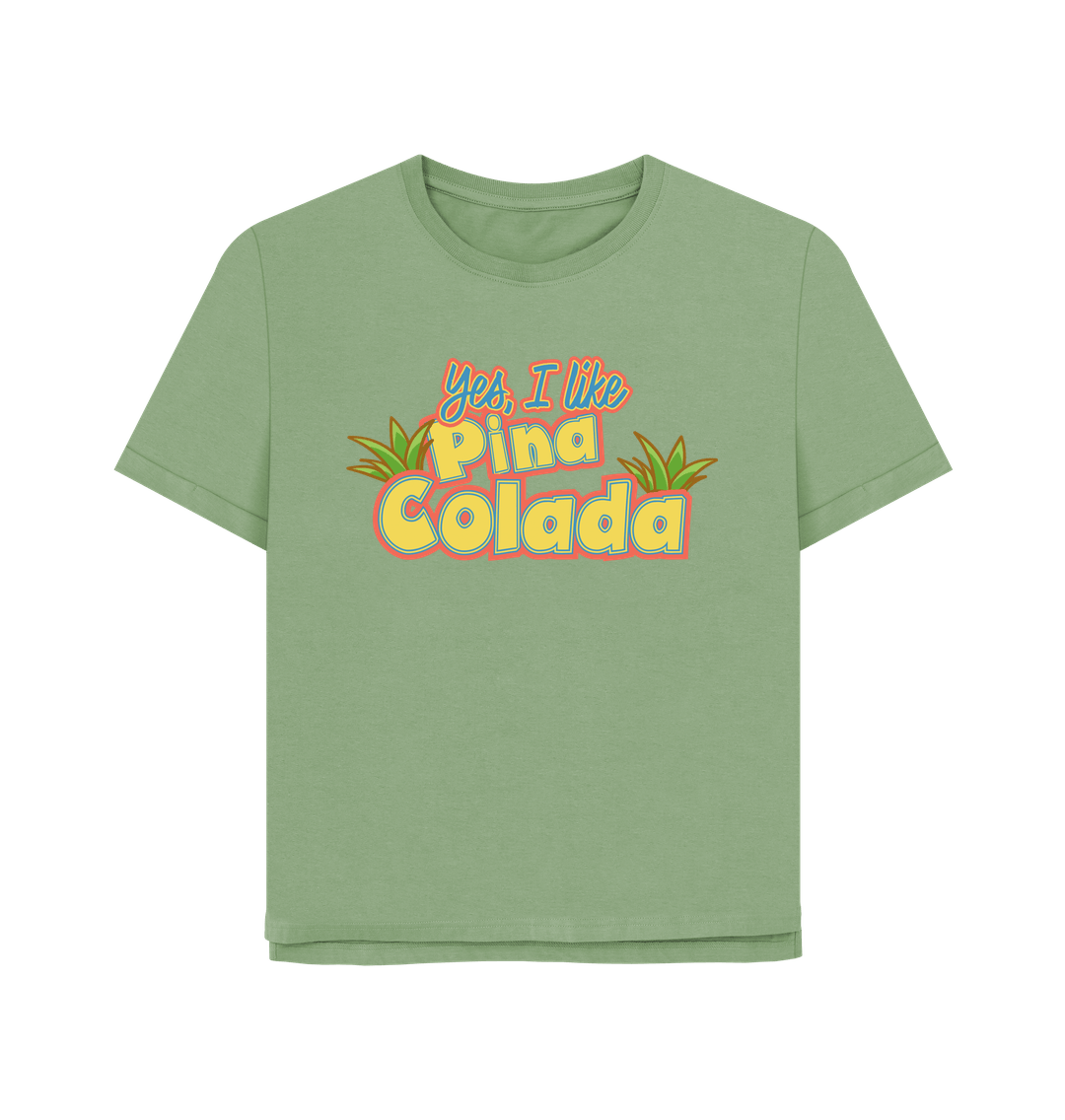 Sage Pina Colada Women's Relaxed Fit T-shirt