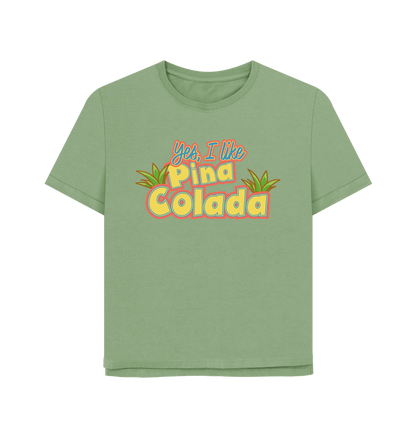 Sage Pina Colada Women's Relaxed Fit T-shirt