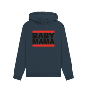 Navy Blue Baby Mama Women's Hoodie