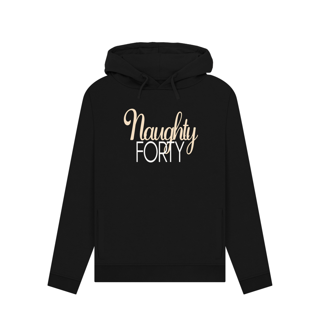 Black Naughty Forty Women's Hoodie