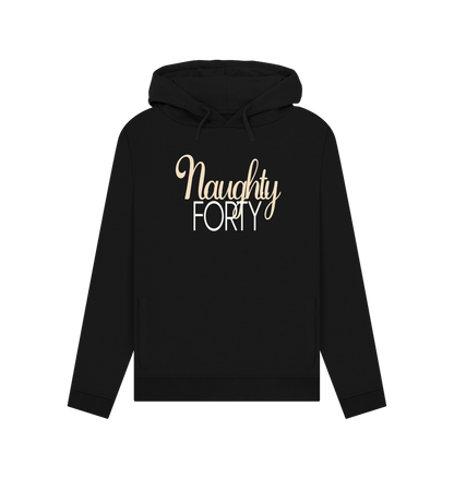 Black Naughty Forty Women's Hoodie