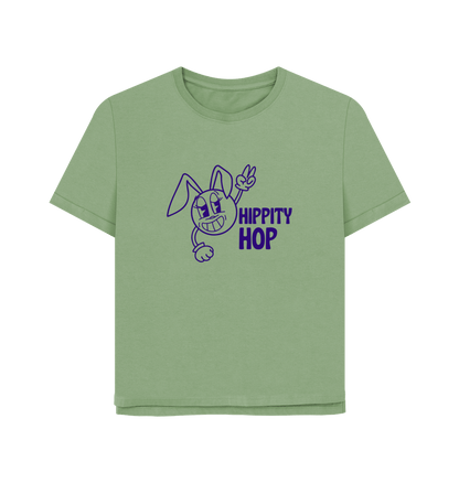 Sage Hippety Hop Women's Relaxed Fit T-shirt