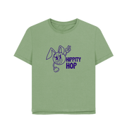 Sage Hippety Hop Women's Relaxed Fit T-shirt