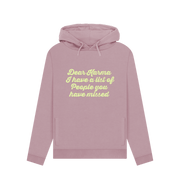 Mauve Dear Karma Women's Hoodie
