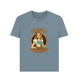 Stone Blue Printed T-shirt