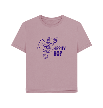 Mauve Hippety Hop Women's Relaxed Fit T-shirt