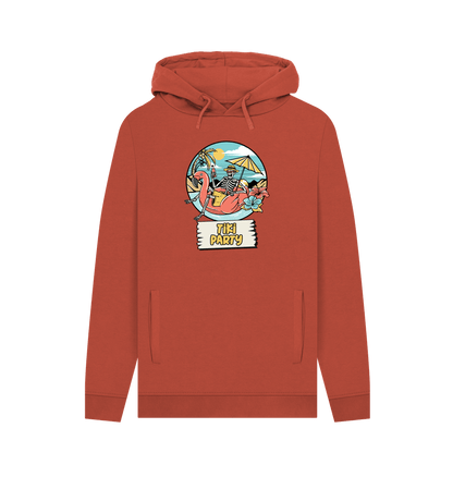 Rust Tiki Party Men's Hoodie