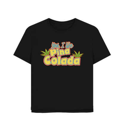 Black Pina Colada Women's Relaxed Fit T-shirt