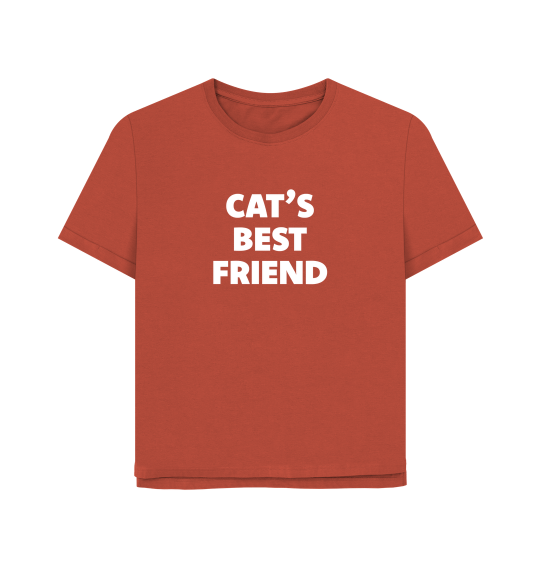 Rust Cat's Best Friend Women's Relaxed Fit T-shirt
