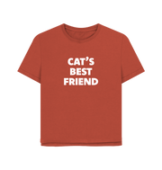 Rust Cat's Best Friend Women's Relaxed Fit T-shirt