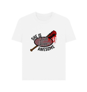 White Lucille Slugger Women's T-shirt