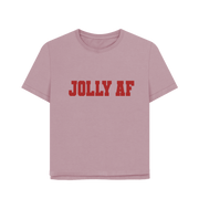 Mauve Jolly AF Women's Relaxed Fit T-shirt