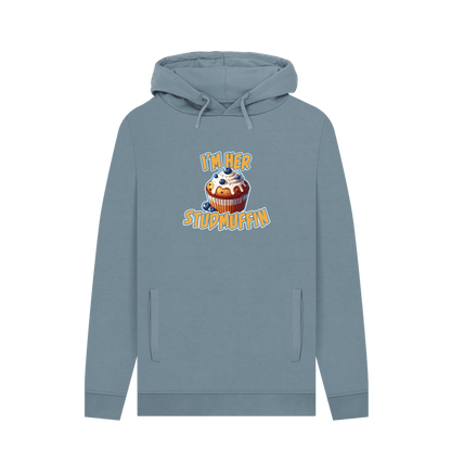 Stone Blue Studmuffin Men's Hoodie