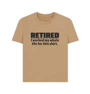 Sand Retired Women's T-shirt