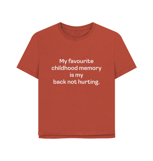 Rust Printed T-shirt