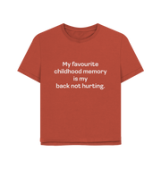 Rust Printed T-shirt