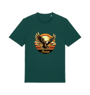 green music t-shirt with the graphic of an eagle and the slogan 'free bird'