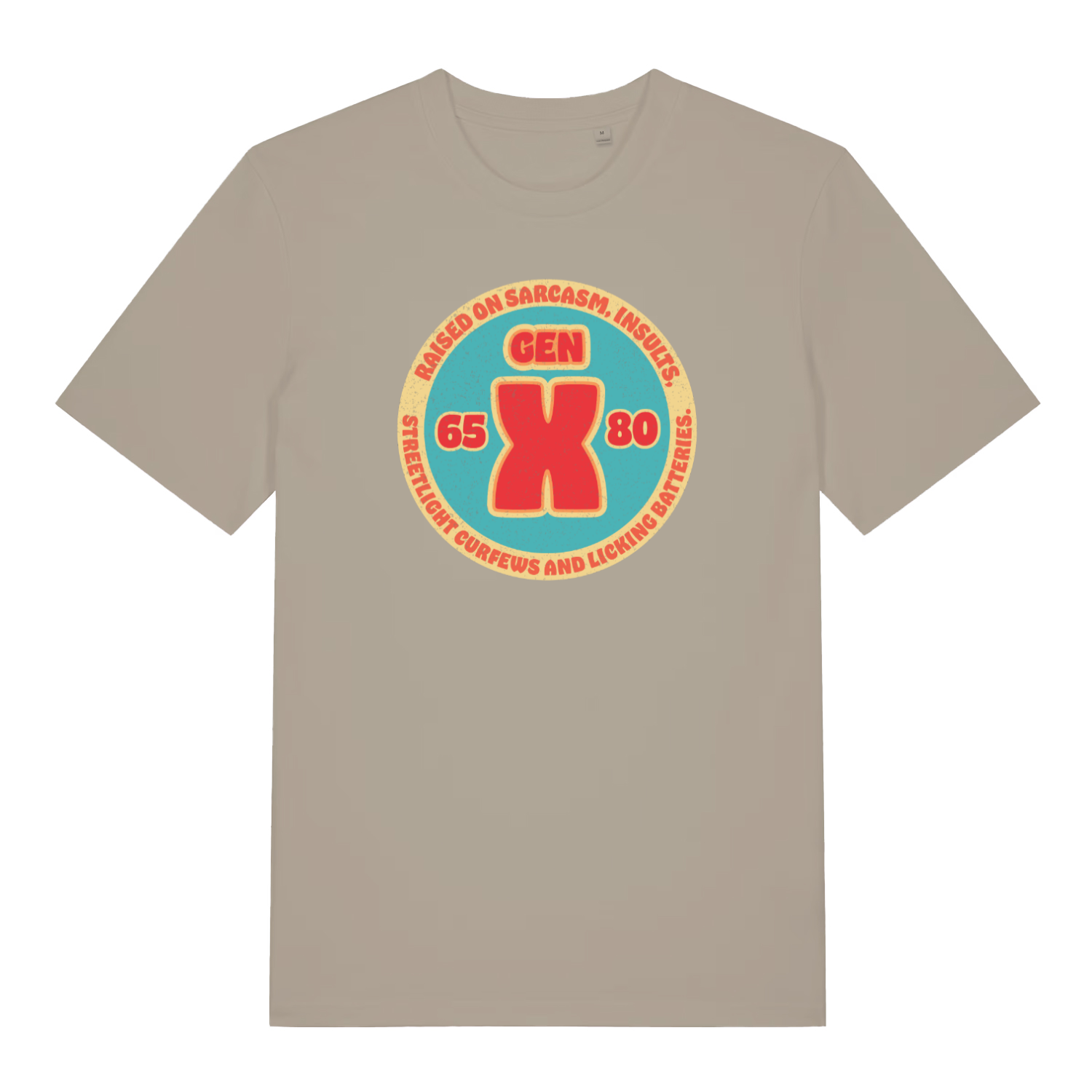 stone funny dad t-shirt with the slogan 'gen x'