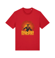 red music t-shirt with the graphic of a devil and the slogan 'have some sympathy and some taste'