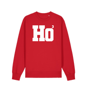 red xmas sweater with the slogan 'ho3'