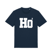 navy christmas t-shirt with the slogan 'ho3'