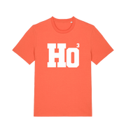 orange christmas t-shirt with the slogan 'ho3'