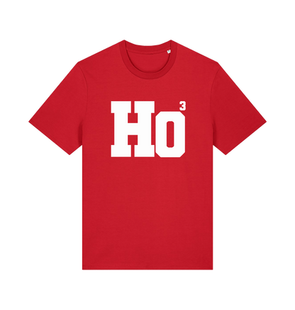 red christmas t-shirt with the slogan 'ho3'
