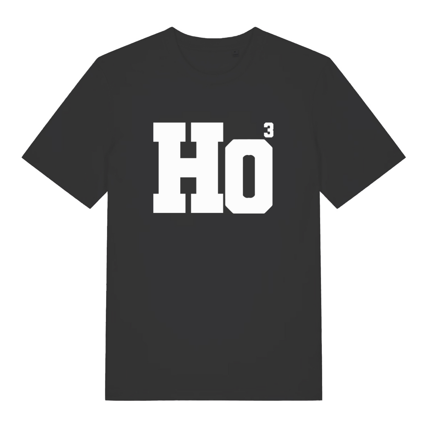 black christmas t-shirt with the slogan 'ho 3'
