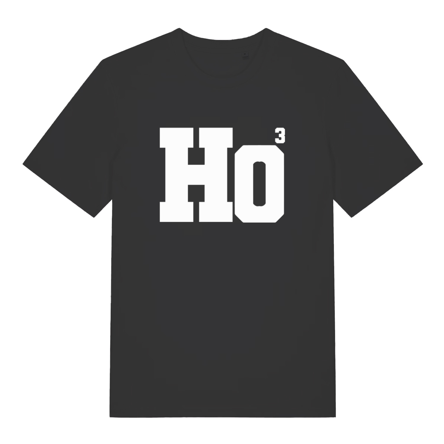 black christmas t-shirt with the slogan 'ho 3'