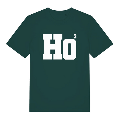 green christmas t-shirt with the slogan 'ho 3'