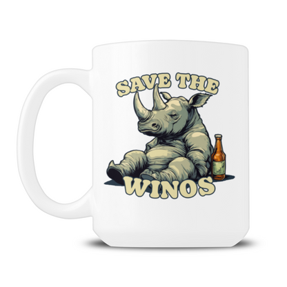Save The Winos Mug 15oz