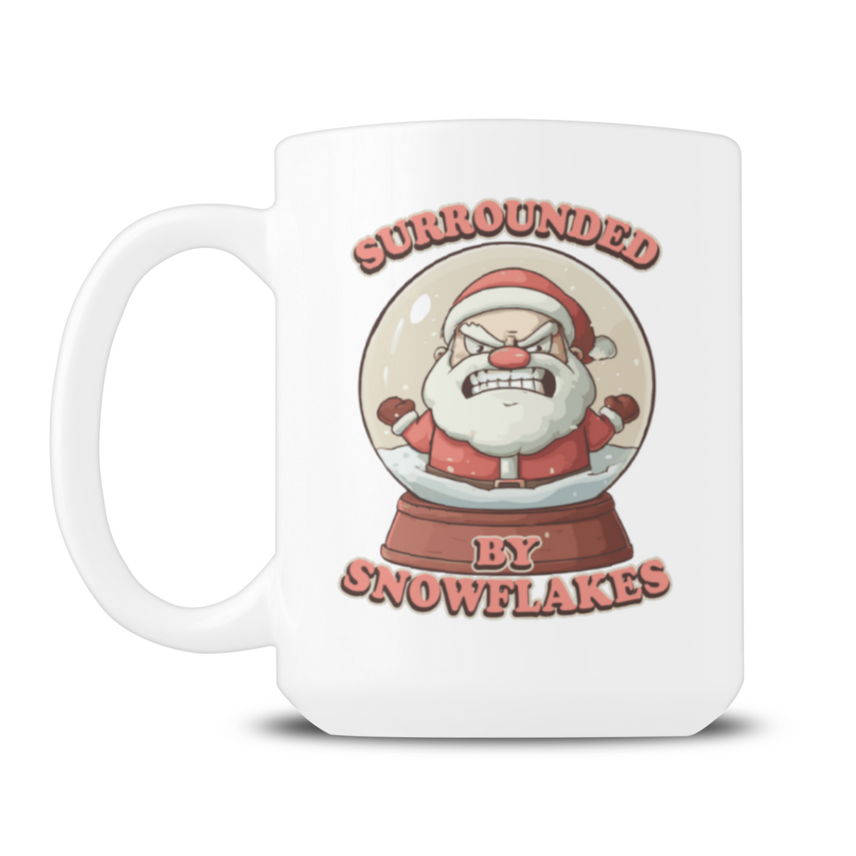 Surrounded By Snowflakes Mug 15oz