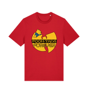 red music t-shirt with the graphic of a cartoon bear and 'pooh tang forever' 