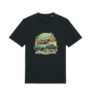 black music t-shirt with the graphic of a car and the slogan 'sharif don't like it'