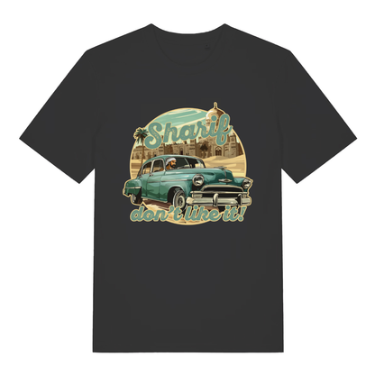 Black Sharif Don't Like It funny graphic t-shirt featuring ultimate Rock the Casbah graphic  