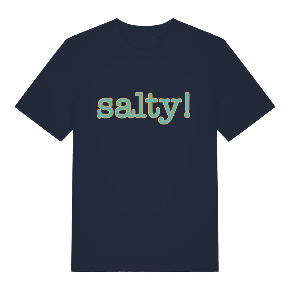 Navy Salty! funny slogan t-shirt with classic humorous salty design  