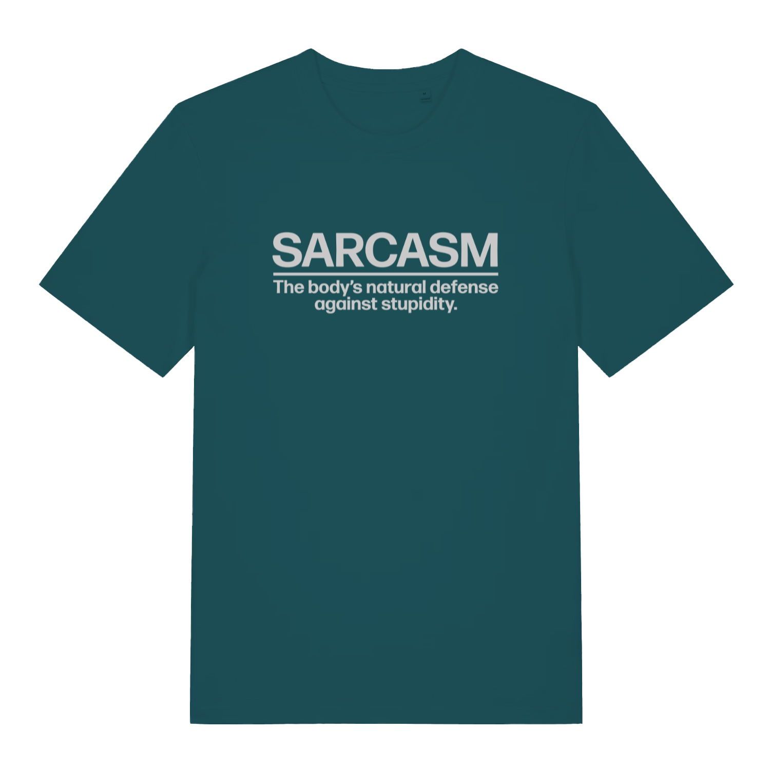 Stargazer Sarcasm funny slogan t-shirt showing classic humorous defence quote  