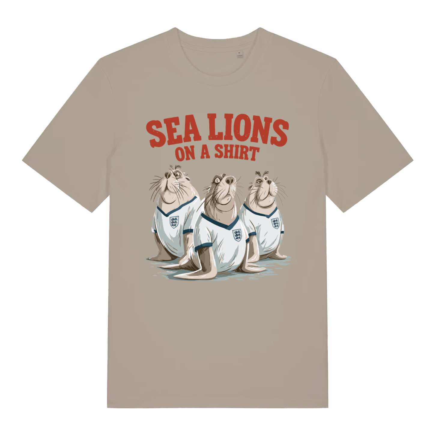 Stone Sea Lions On A Shirt funny graphic t-shirt featuring ultimate football animal artwork  