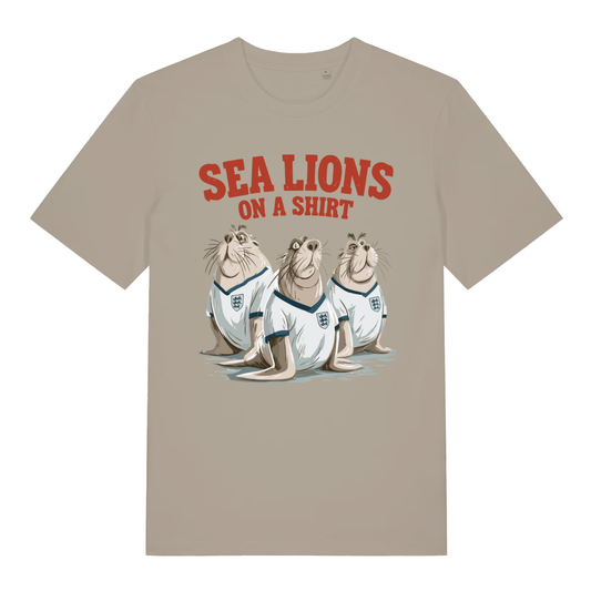 Stone Sea Lions On A Shirt funny graphic t-shirt featuring ultimate football animal artwork  