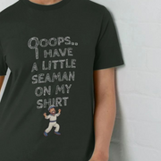 Black funny offensive t-shirt with the slogan 