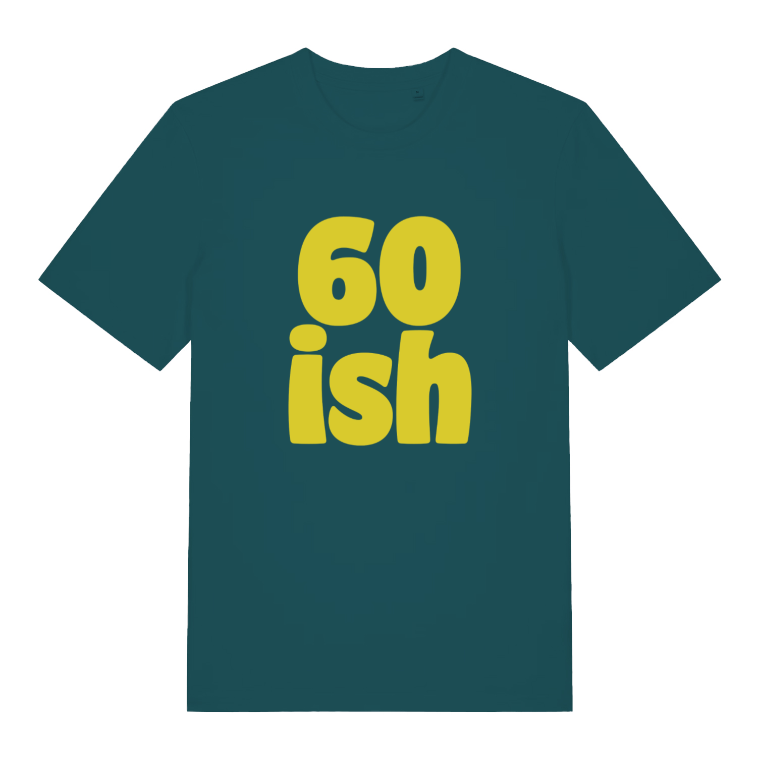 Stargazer 60 Ish funny slogan t-shirt showing witty age-related graphic  