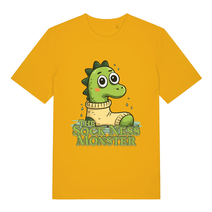 Yellow The Sock Ness Monster funny animal t-shirt featuring ultimate loch dweller graphic  