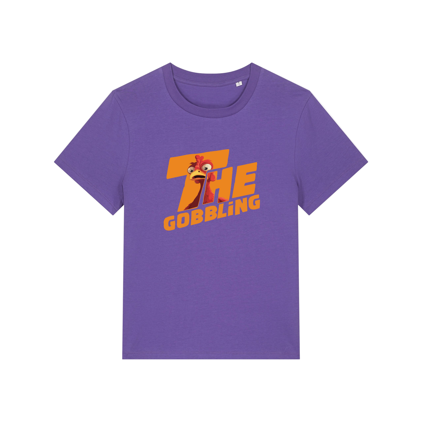 purple christmas t-shirt with the slogan 'the gobbling'