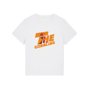 white christmas t-shirt with the slogan 'the gobbling'
